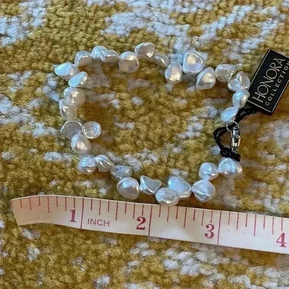 Honora collection freshwater pearl lobster claw bracelet NWT - Picture 4 of 4